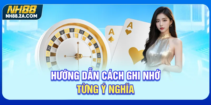 Hướng dẫn cách ghi nhớ từng ý nghĩa