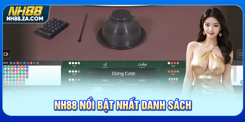NH88 nổi bật nhất danh sách